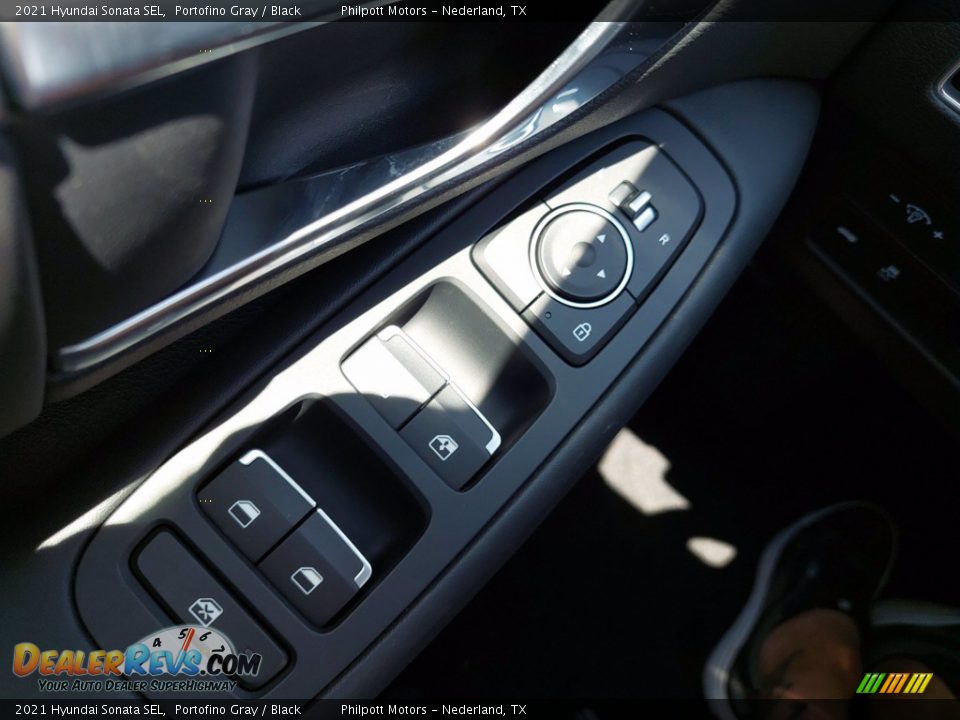 2021 Hyundai Sonata SEL Portofino Gray / Black Photo #14