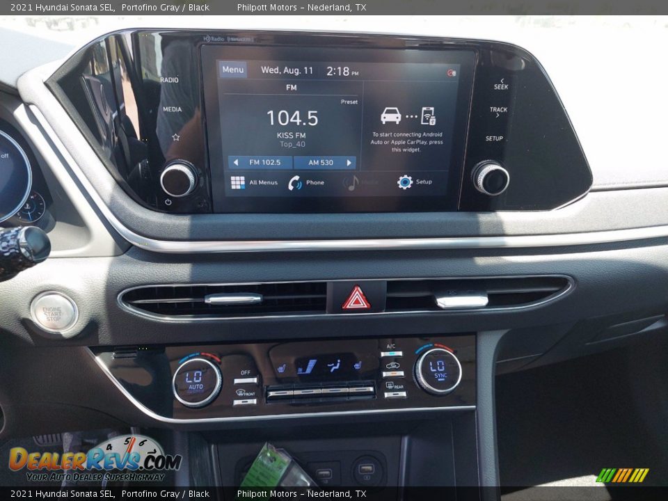 2021 Hyundai Sonata SEL Portofino Gray / Black Photo #18