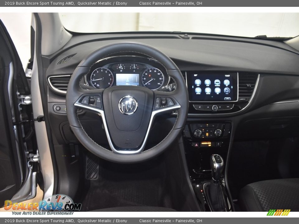 2019 Buick Encore Sport Touring AWD Quicksilver Metallic / Ebony Photo #13