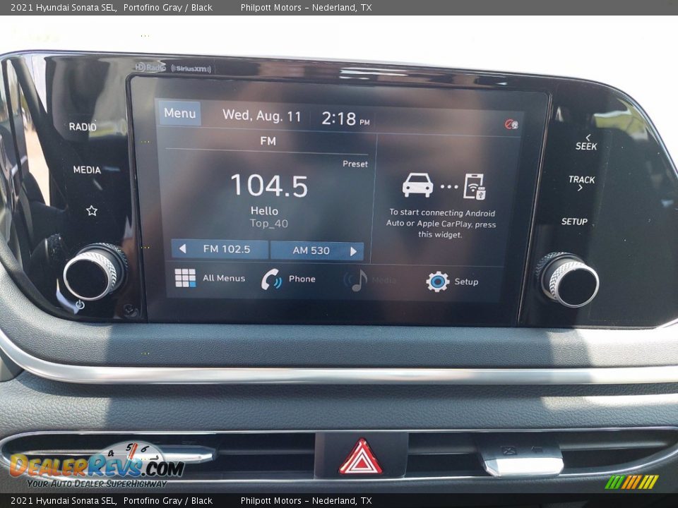 2021 Hyundai Sonata SEL Portofino Gray / Black Photo #19