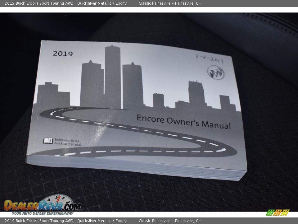 2019 Buick Encore Sport Touring AWD Quicksilver Metallic / Ebony Photo #16