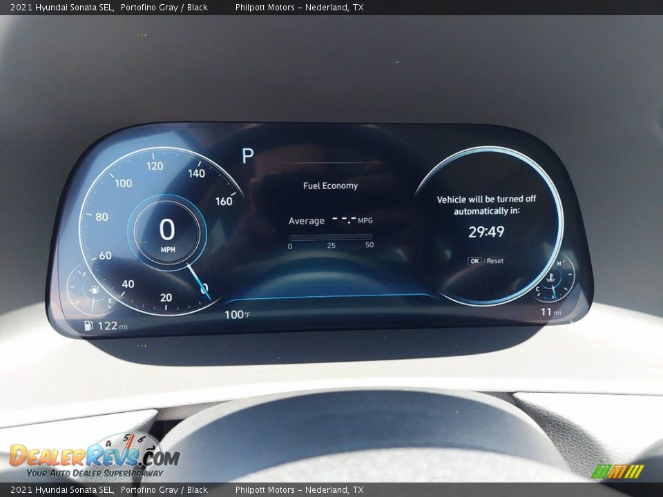 2021 Hyundai Sonata SEL Portofino Gray / Black Photo #23
