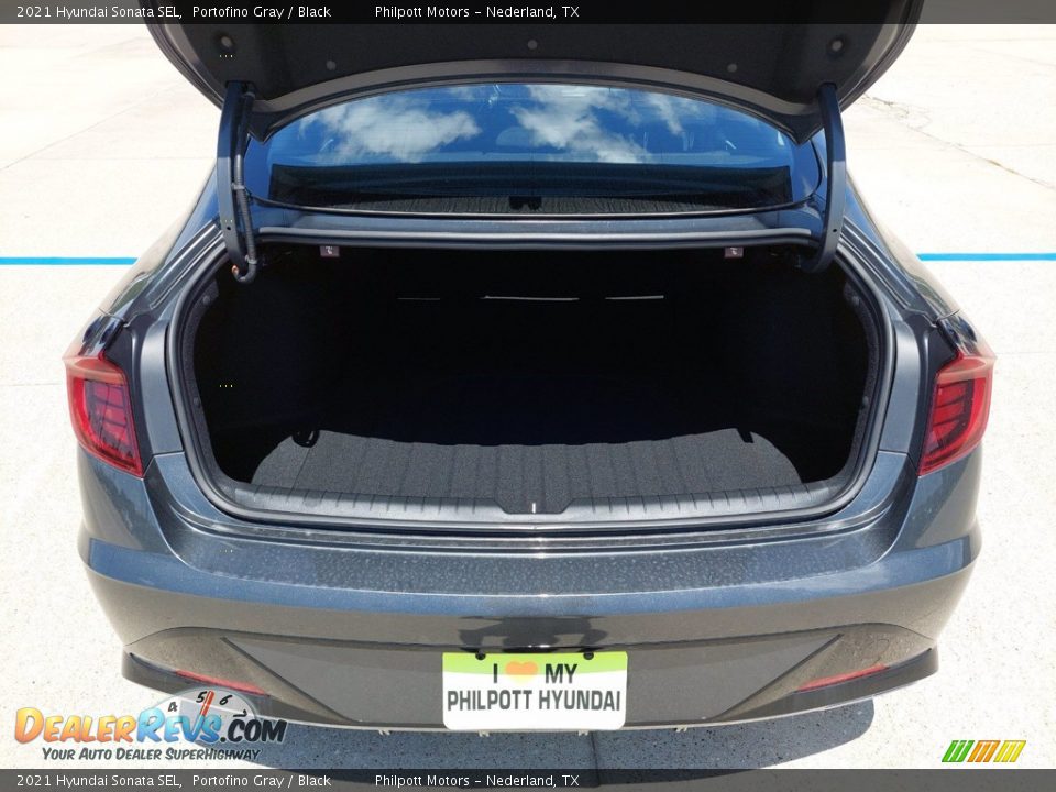 2021 Hyundai Sonata SEL Portofino Gray / Black Photo #24