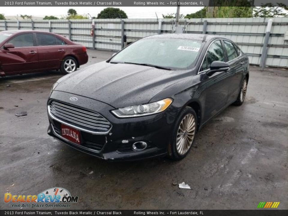 2013 Ford Fusion Titanium Tuxedo Black Metallic / Charcoal Black Photo #1