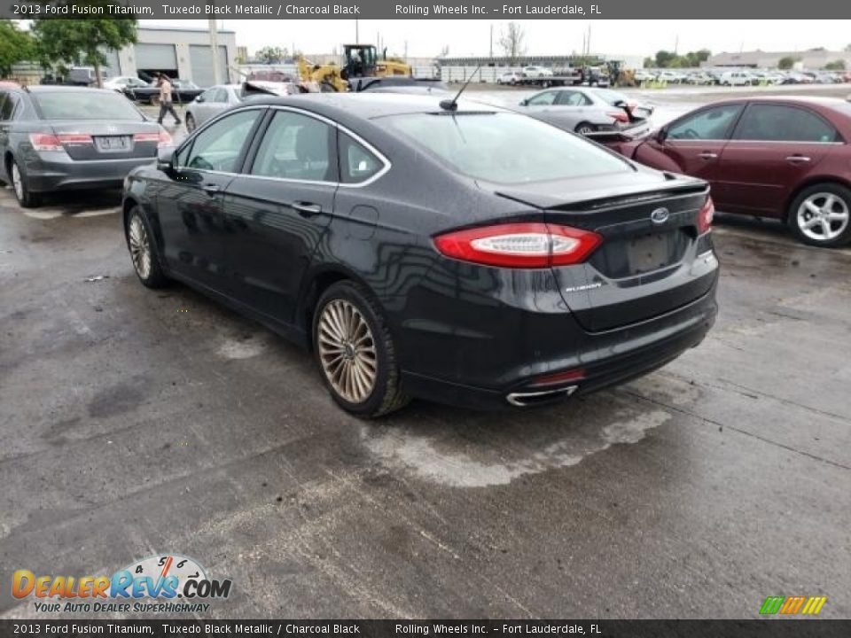 2013 Ford Fusion Titanium Tuxedo Black Metallic / Charcoal Black Photo #2