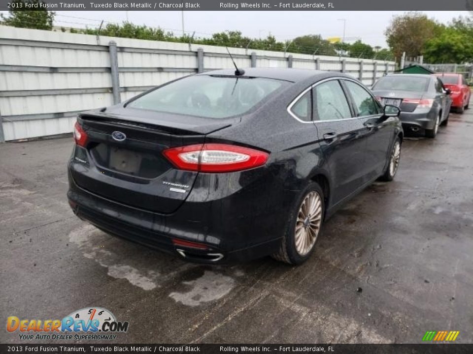 2013 Ford Fusion Titanium Tuxedo Black Metallic / Charcoal Black Photo #3