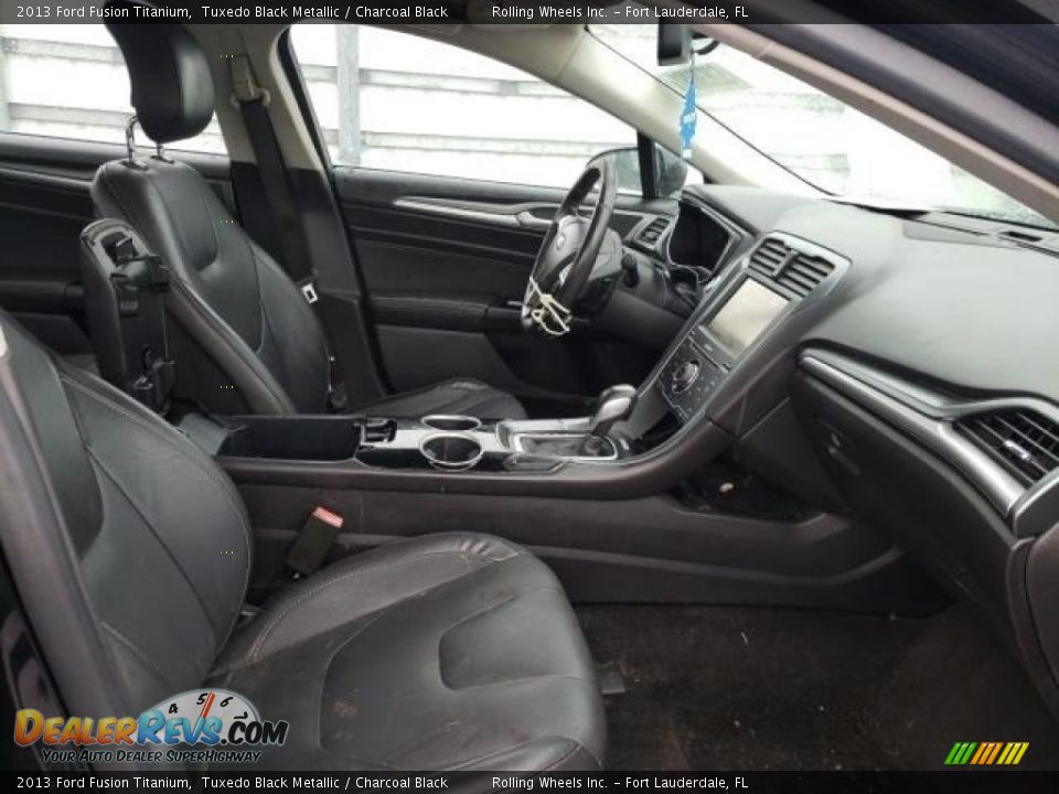 2013 Ford Fusion Titanium Tuxedo Black Metallic / Charcoal Black Photo #4