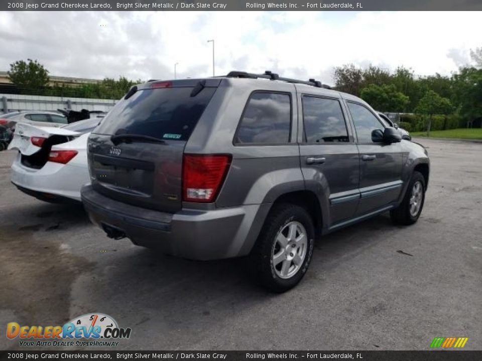 2008 Jeep Grand Cherokee Laredo Bright Silver Metallic / Dark Slate Gray Photo #4