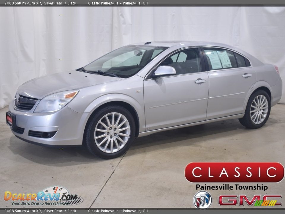 2008 Saturn Aura XR Silver Pearl / Black Photo #1