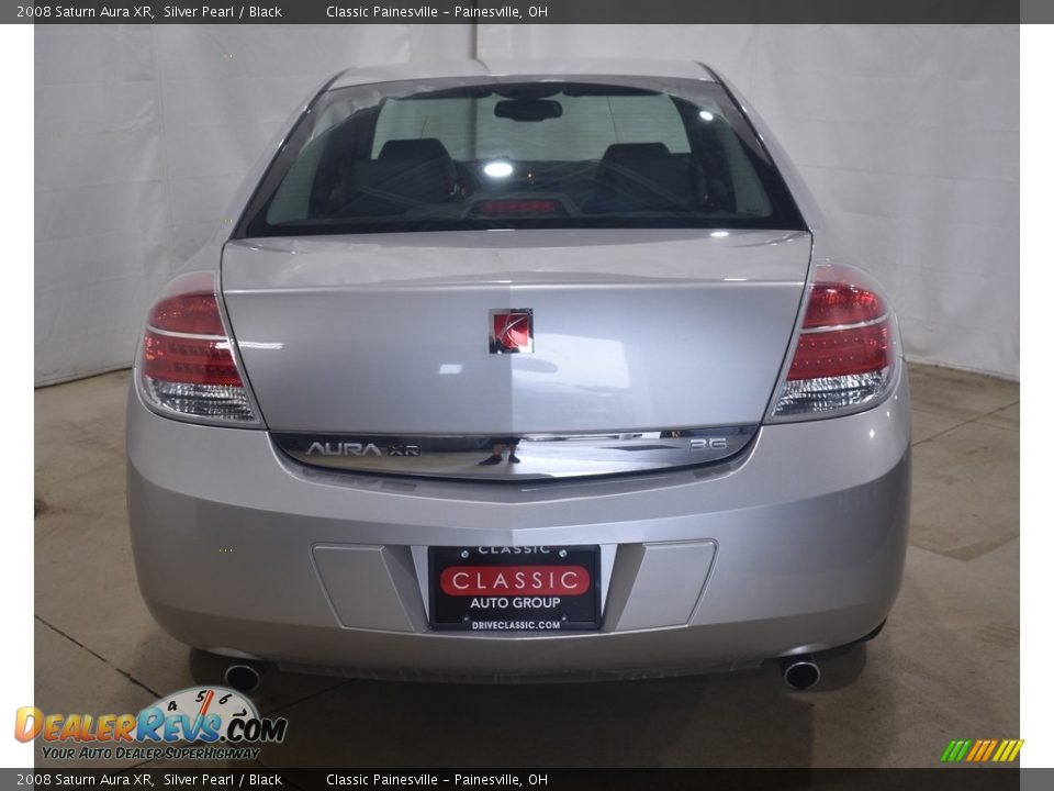 2008 Saturn Aura XR Silver Pearl / Black Photo #3