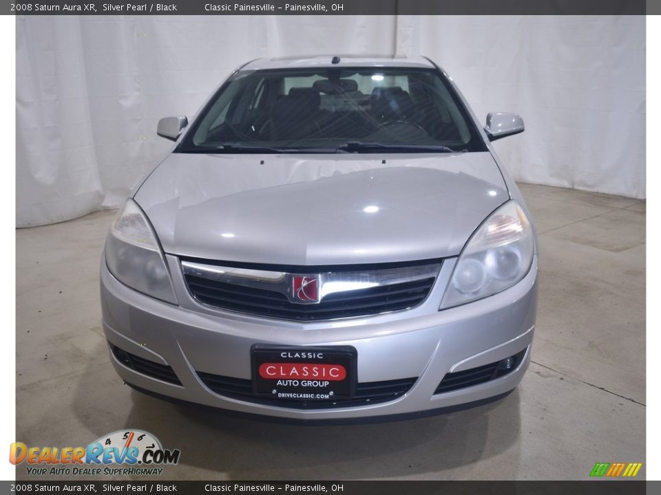 2008 Saturn Aura XR Silver Pearl / Black Photo #4