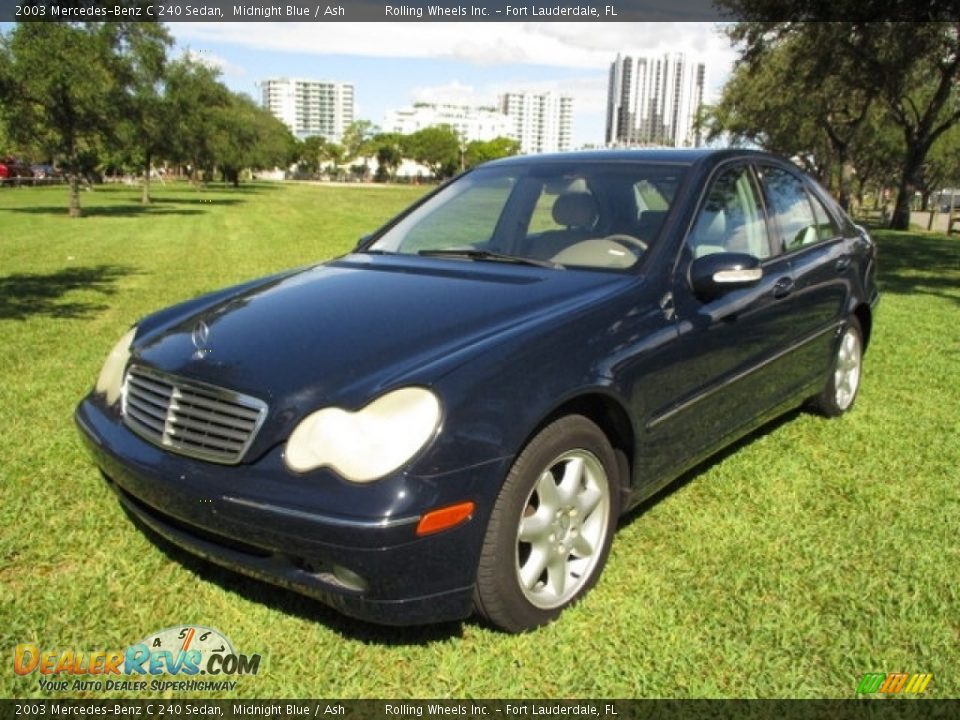 2003 Mercedes-Benz C 240 Sedan Midnight Blue / Ash Photo #1