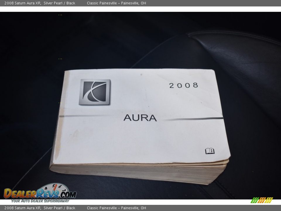 2008 Saturn Aura XR Silver Pearl / Black Photo #17