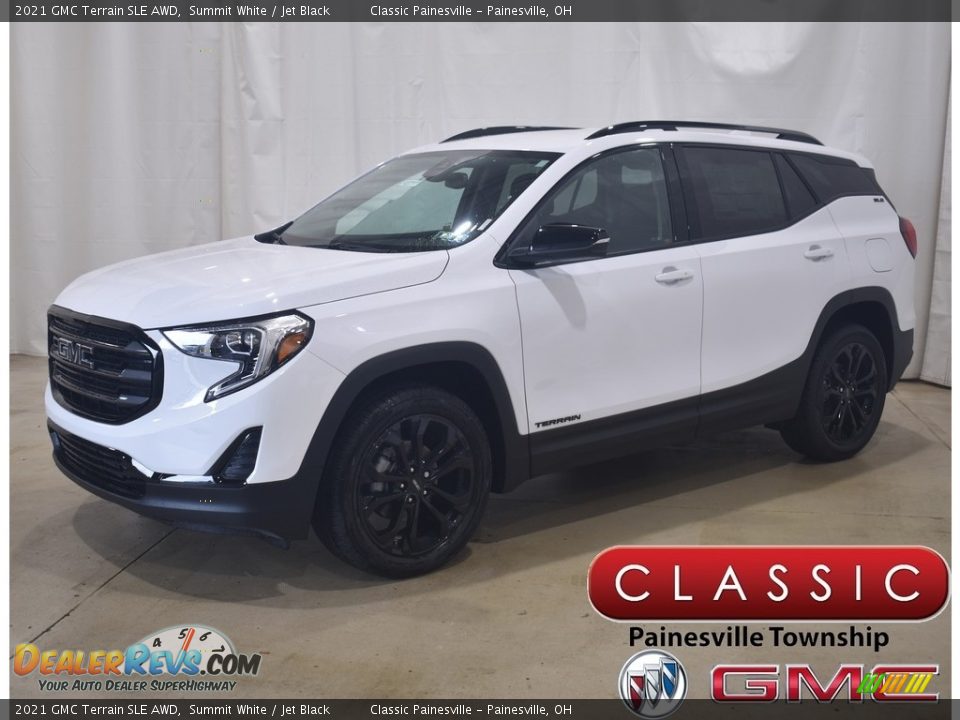 2021 GMC Terrain SLE AWD Summit White / Jet Black Photo #1