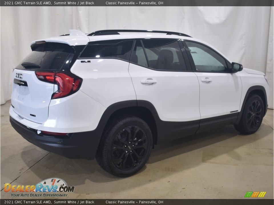 2021 GMC Terrain SLE AWD Summit White / Jet Black Photo #2