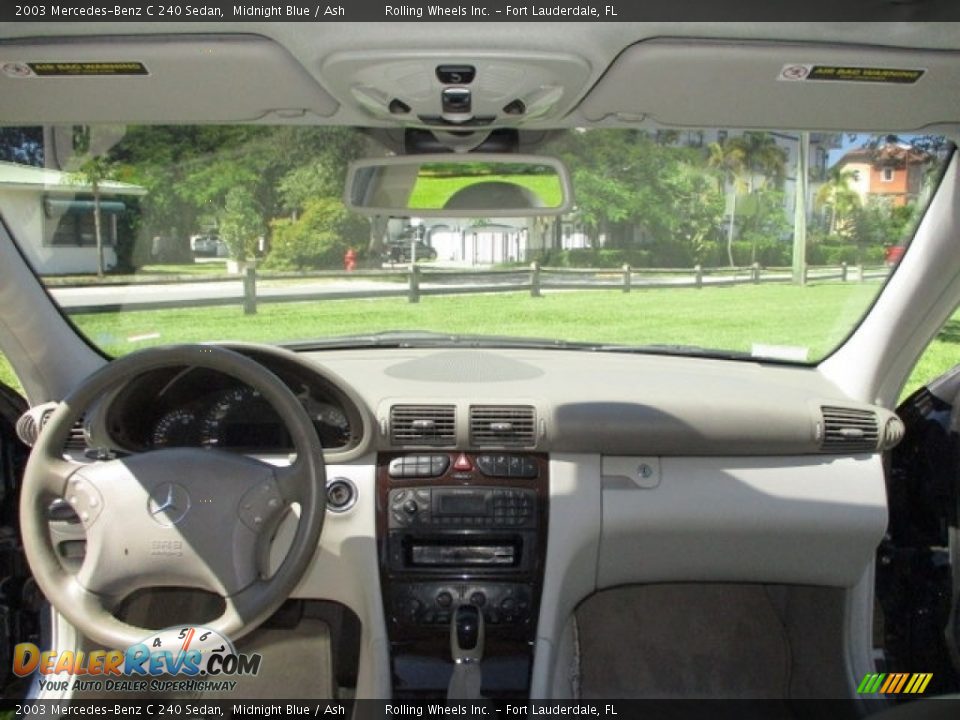 2003 Mercedes-Benz C 240 Sedan Midnight Blue / Ash Photo #6