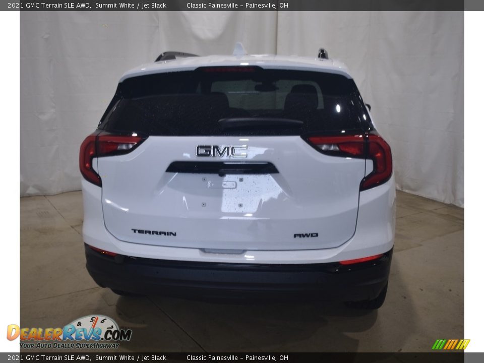 2021 GMC Terrain SLE AWD Summit White / Jet Black Photo #3