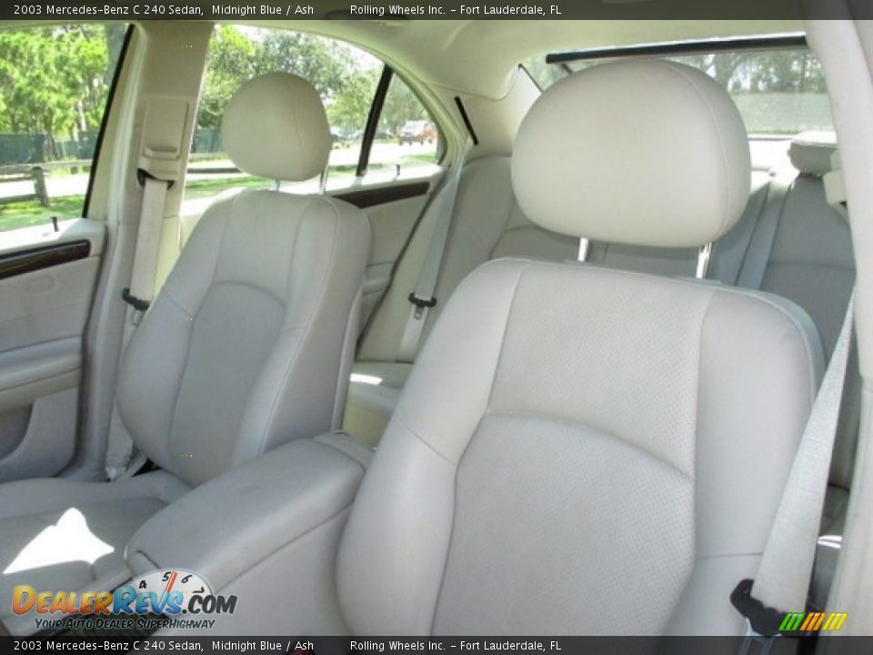 2003 Mercedes-Benz C 240 Sedan Midnight Blue / Ash Photo #8