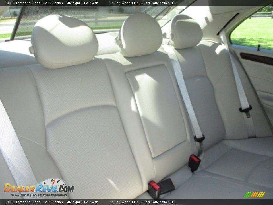 2003 Mercedes-Benz C 240 Sedan Midnight Blue / Ash Photo #10