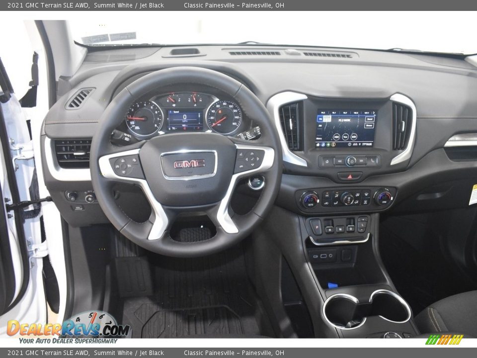 2021 GMC Terrain SLE AWD Summit White / Jet Black Photo #10