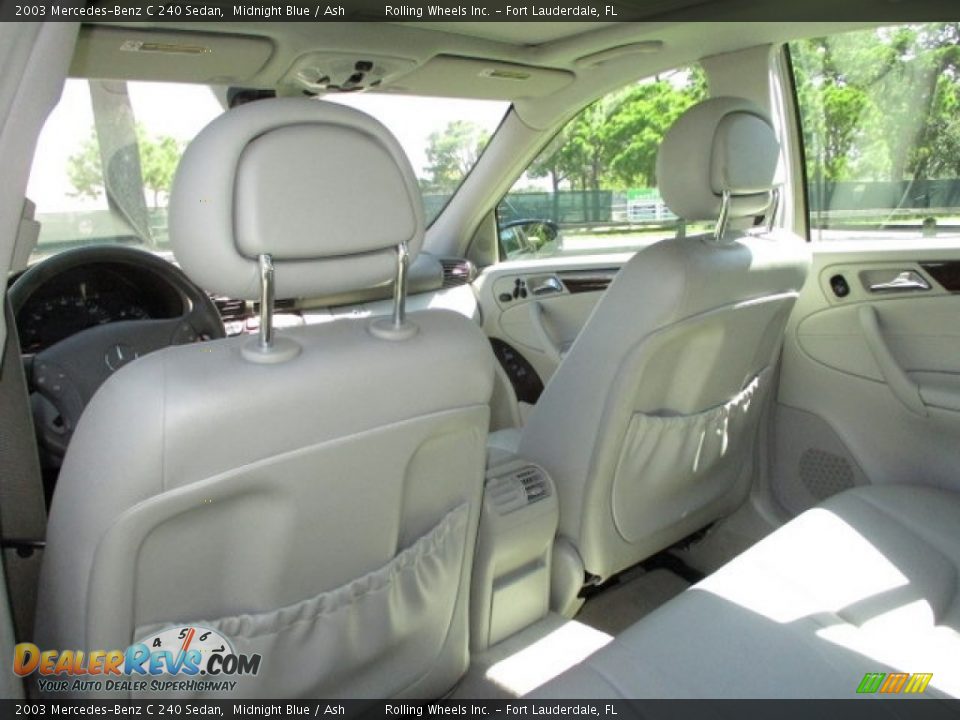 2003 Mercedes-Benz C 240 Sedan Midnight Blue / Ash Photo #14