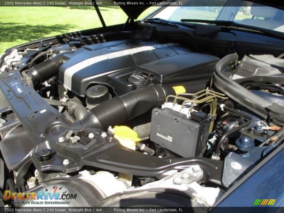 2003 Mercedes-Benz C 240 Sedan Midnight Blue / Ash Photo #16