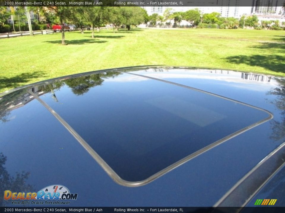 2003 Mercedes-Benz C 240 Sedan Midnight Blue / Ash Photo #19