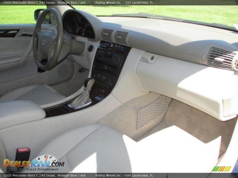 2003 Mercedes-Benz C 240 Sedan Midnight Blue / Ash Photo #20