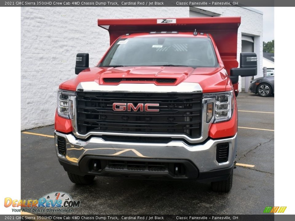 Cardinal Red 2021 GMC Sierra 3500HD Crew Cab 4WD Chassis Dump Truck Photo #4
