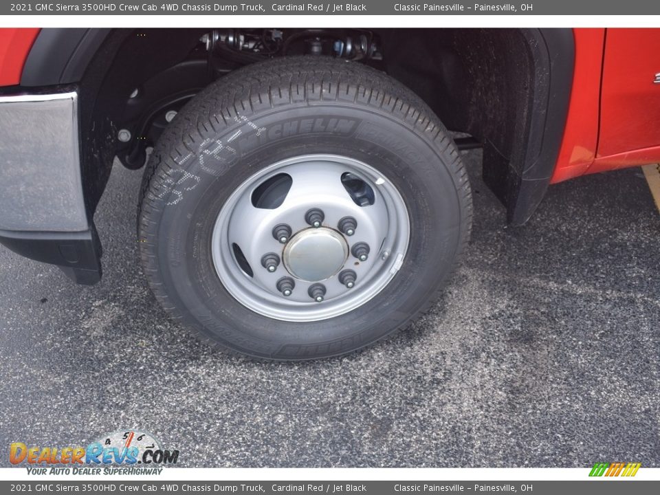 2021 GMC Sierra 3500HD Crew Cab 4WD Chassis Dump Truck Wheel Photo #5