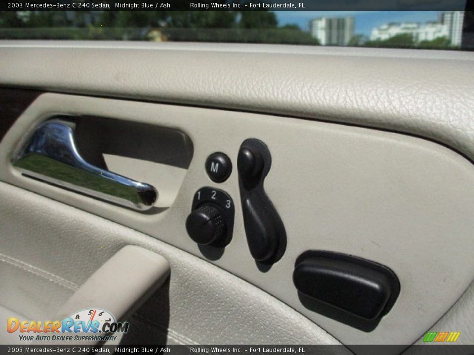 2003 Mercedes-Benz C 240 Sedan Midnight Blue / Ash Photo #22