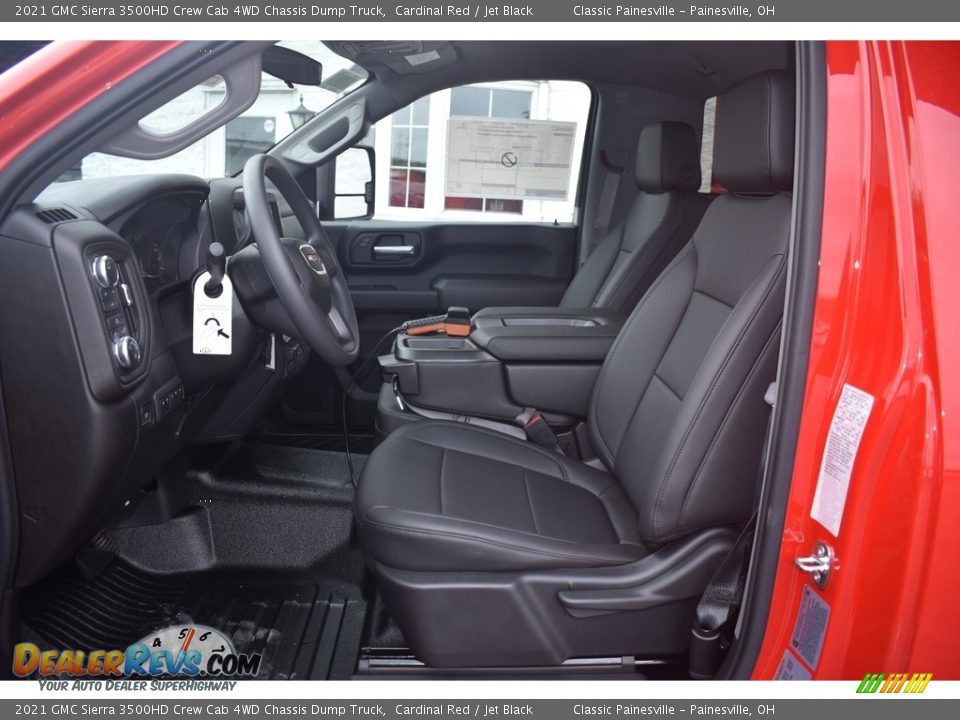 Jet Black Interior - 2021 GMC Sierra 3500HD Crew Cab 4WD Chassis Dump Truck Photo #6