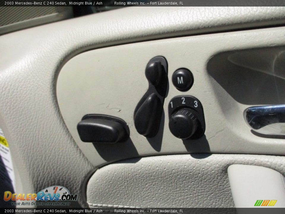 2003 Mercedes-Benz C 240 Sedan Midnight Blue / Ash Photo #23