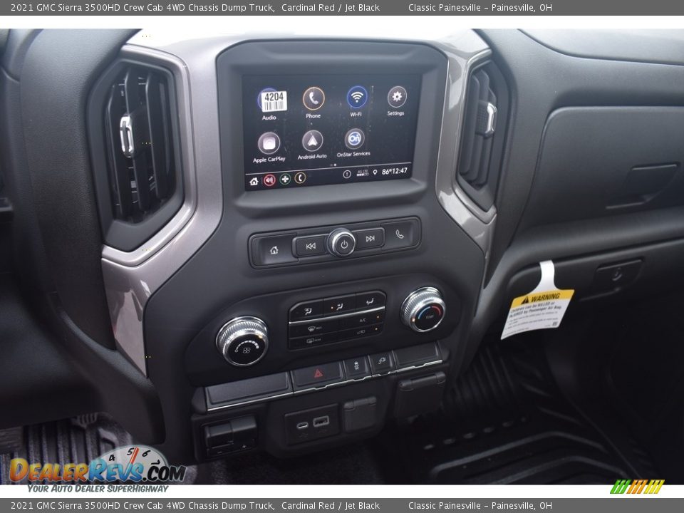 Controls of 2021 GMC Sierra 3500HD Crew Cab 4WD Chassis Dump Truck Photo #12