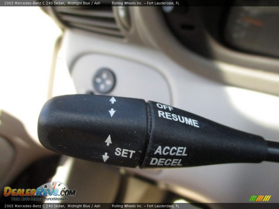 2003 Mercedes-Benz C 240 Sedan Midnight Blue / Ash Photo #30