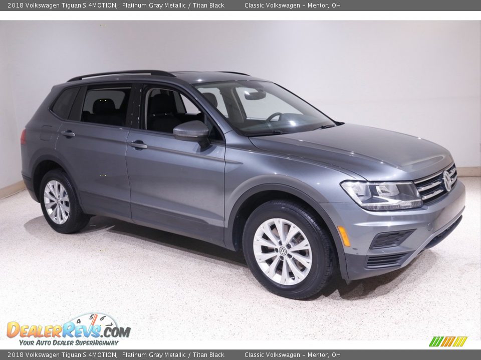 2018 Volkswagen Tiguan S 4MOTION Platinum Gray Metallic / Titan Black Photo #1