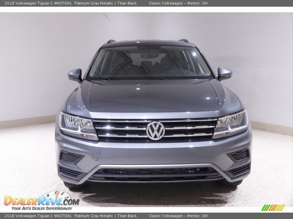 2018 Volkswagen Tiguan S 4MOTION Platinum Gray Metallic / Titan Black Photo #2