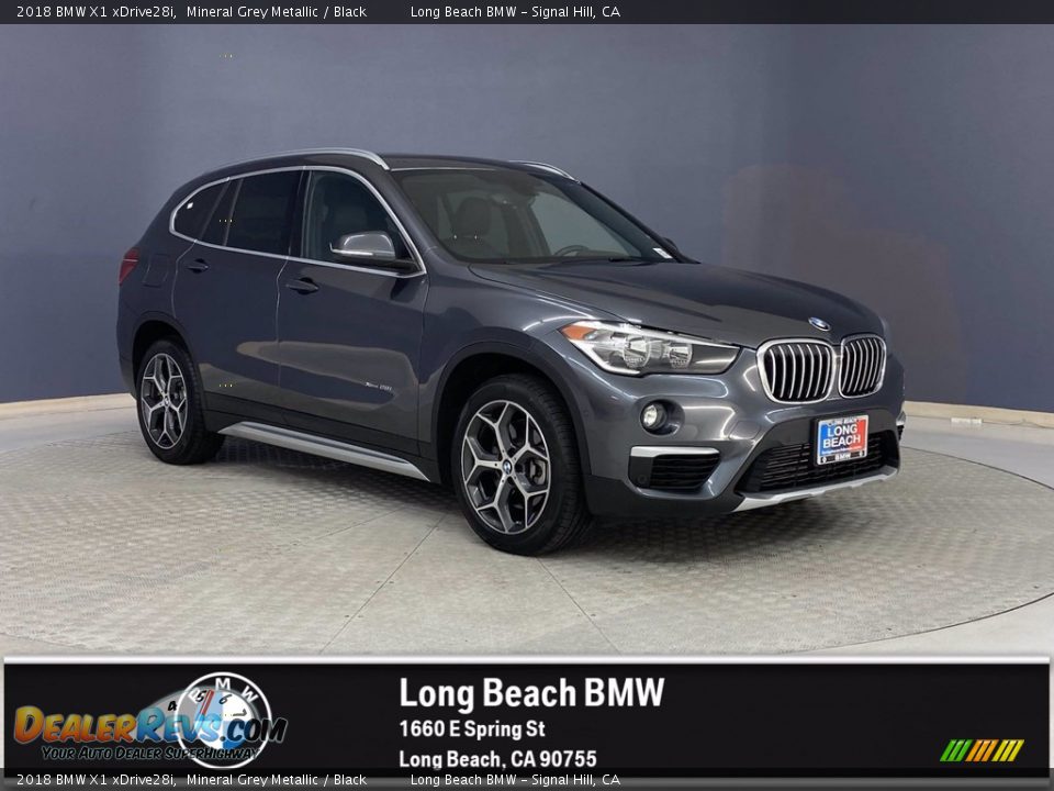 2018 BMW X1 xDrive28i Mineral Grey Metallic / Black Photo #1