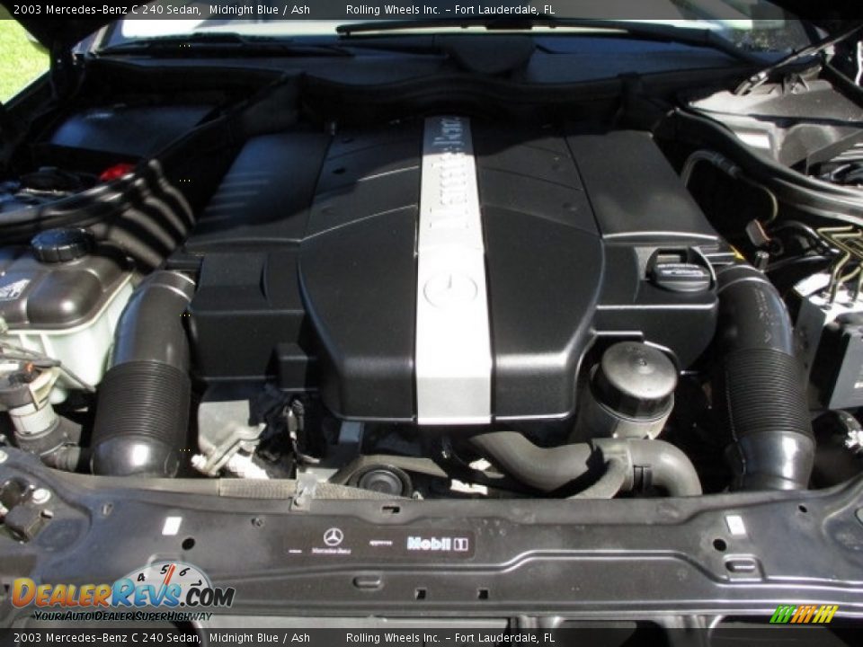 2003 Mercedes-Benz C 240 Sedan Midnight Blue / Ash Photo #33