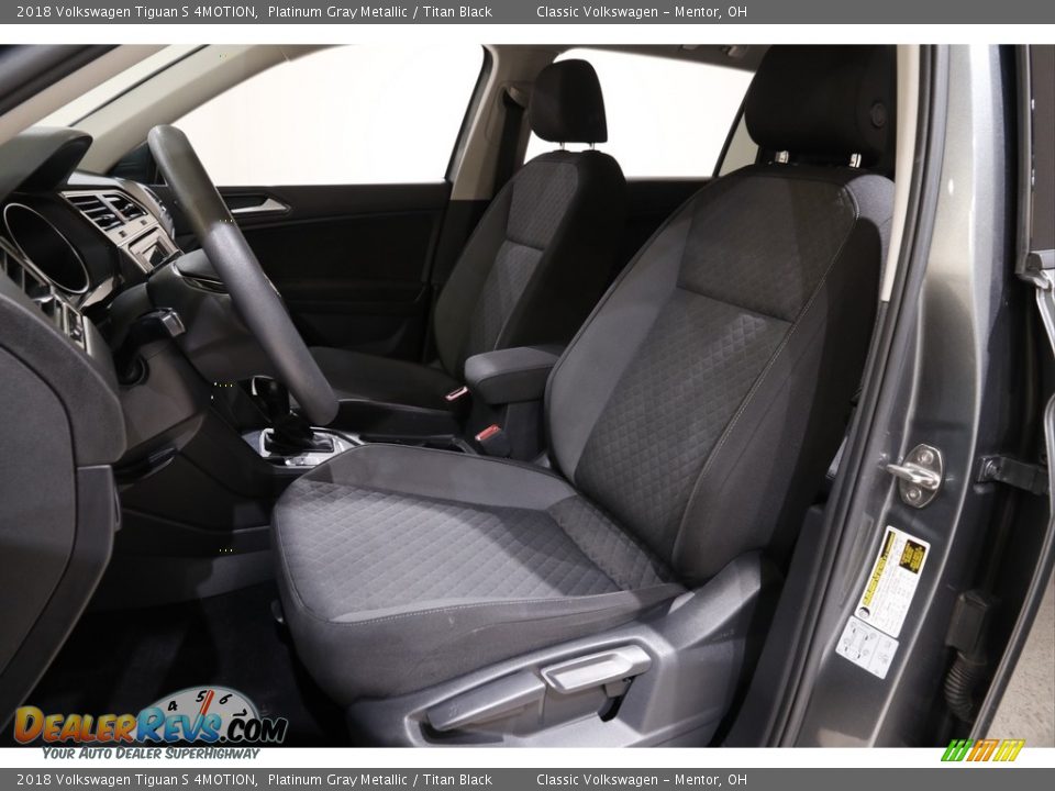 2018 Volkswagen Tiguan S 4MOTION Platinum Gray Metallic / Titan Black Photo #5