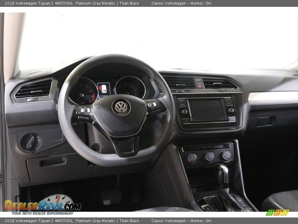 2018 Volkswagen Tiguan S 4MOTION Platinum Gray Metallic / Titan Black Photo #6