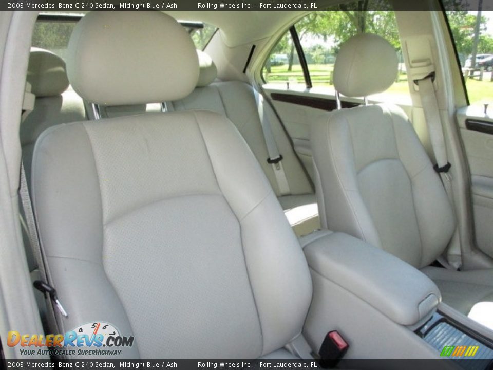 2003 Mercedes-Benz C 240 Sedan Midnight Blue / Ash Photo #35