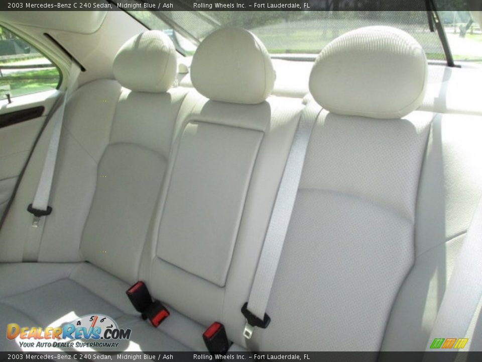 2003 Mercedes-Benz C 240 Sedan Midnight Blue / Ash Photo #36