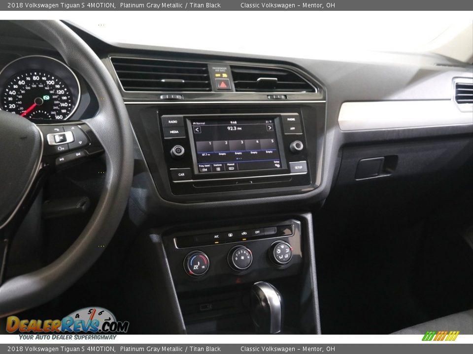 2018 Volkswagen Tiguan S 4MOTION Platinum Gray Metallic / Titan Black Photo #9