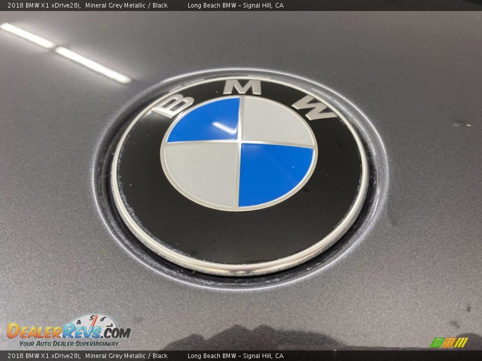 2018 BMW X1 xDrive28i Mineral Grey Metallic / Black Photo #8