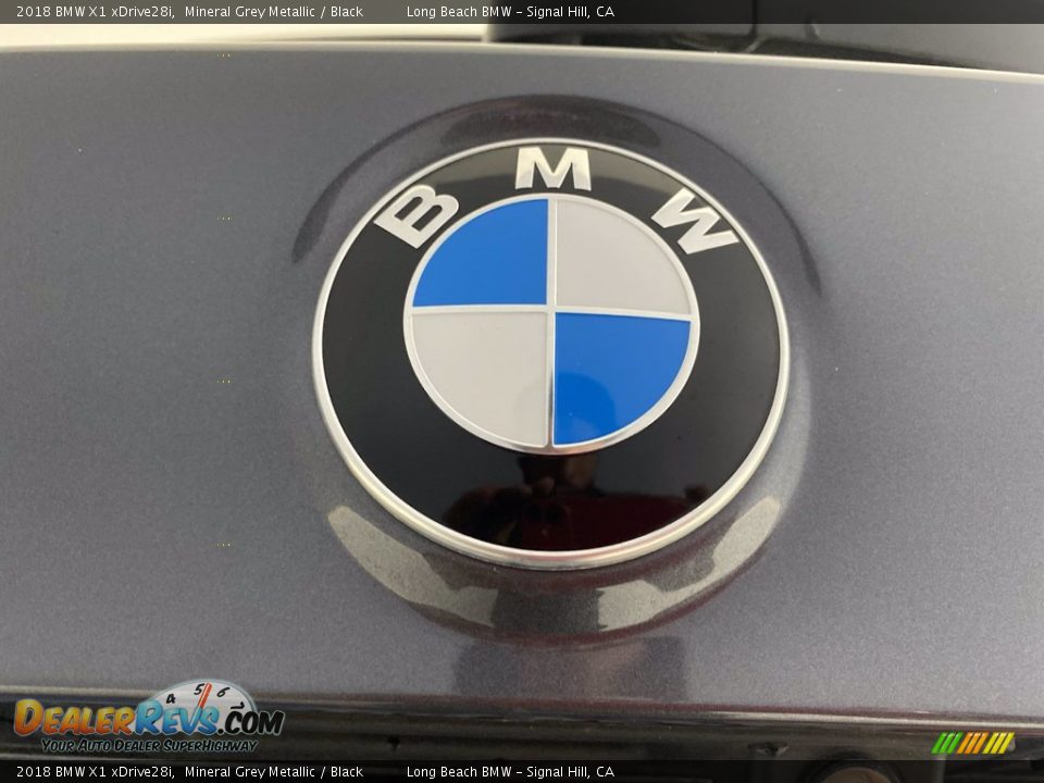 2018 BMW X1 xDrive28i Mineral Grey Metallic / Black Photo #10
