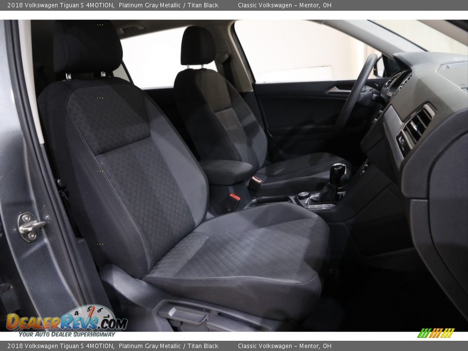2018 Volkswagen Tiguan S 4MOTION Platinum Gray Metallic / Titan Black Photo #13