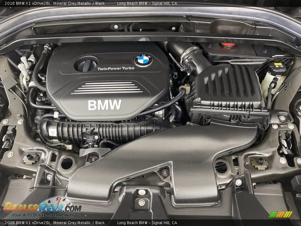 2018 BMW X1 xDrive28i Mineral Grey Metallic / Black Photo #12