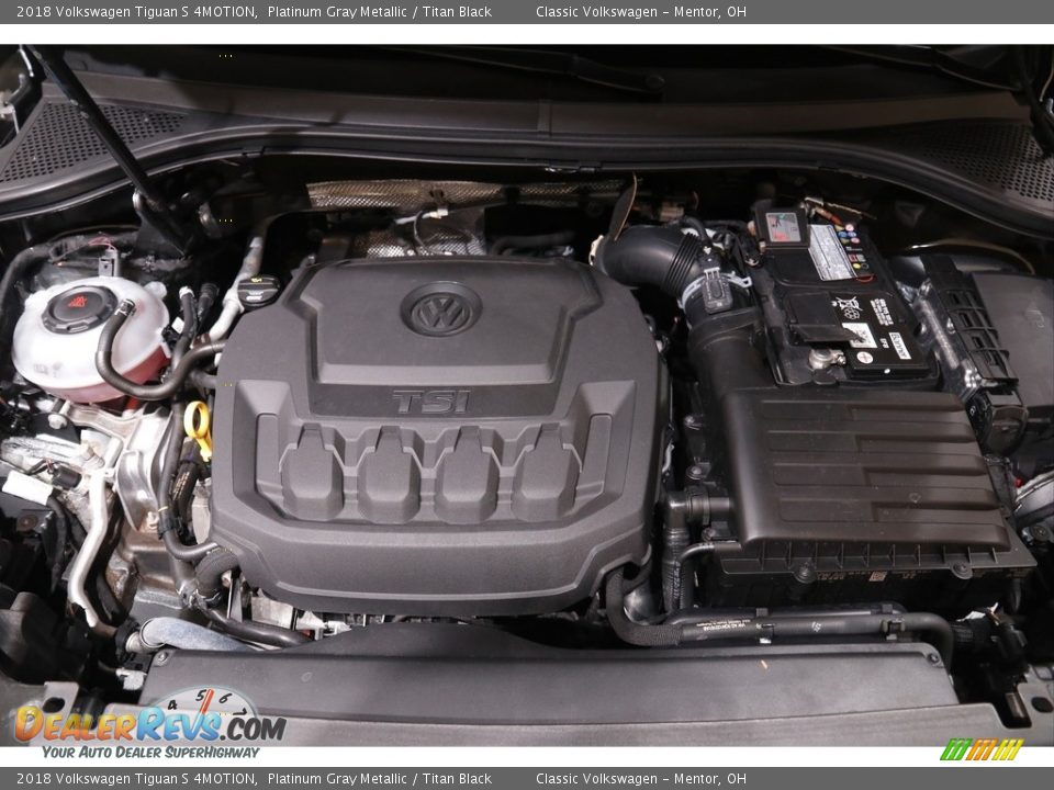 2018 Volkswagen Tiguan S 4MOTION Platinum Gray Metallic / Titan Black Photo #18