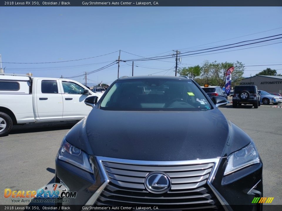 2018 Lexus RX 350 Obsidian / Black Photo #2